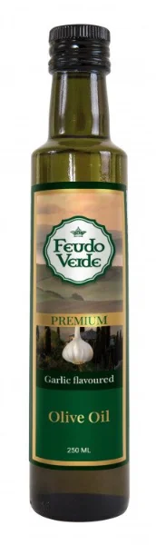 Масло оливковое Feudo Verde Extra virgin с чесноком н/раф