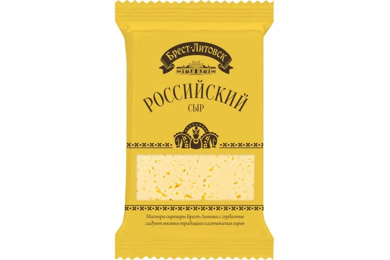 Сыр "Брест-Литовск" Российский 50%