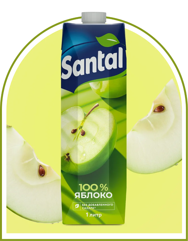 Сок Santal яблочный 