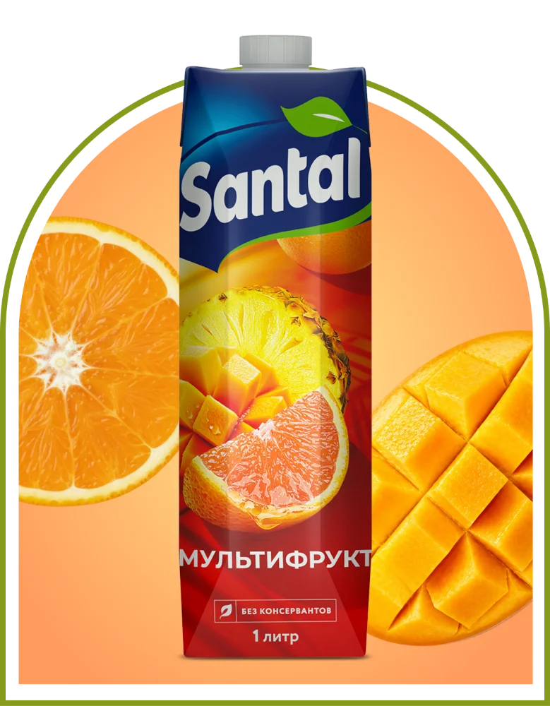 Нектар Santal мультифруктовый