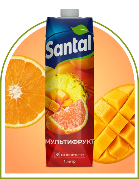 Нектар Santal мультифруктовый