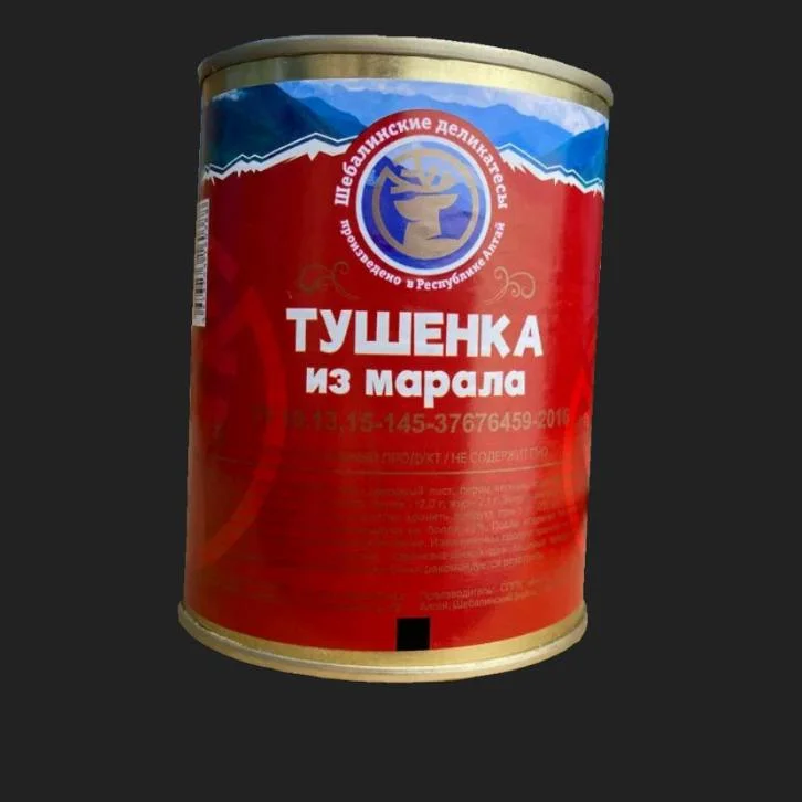 Тушенка из мяса Марала