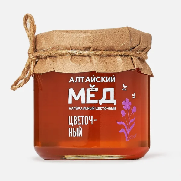 Мед натуральный цветочный- Цветочный