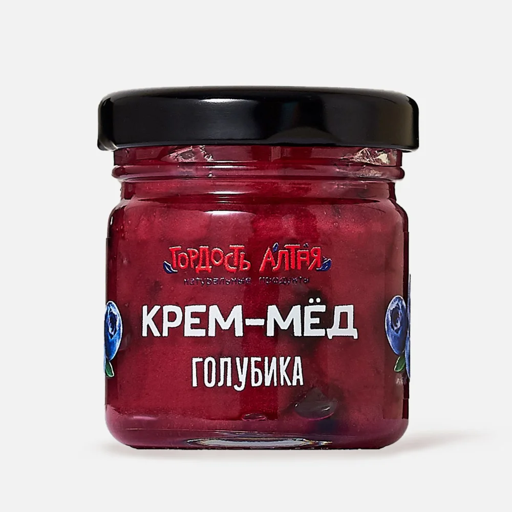 Крем-мед с Голубикой