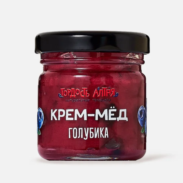 Крем-мед с Голубикой